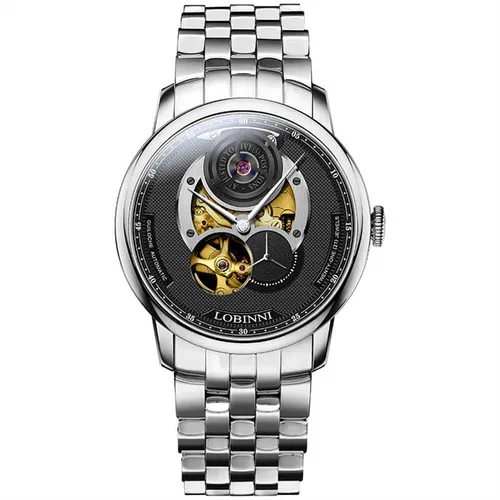 Đồng Hồ Nam Lobinni LB16020G-T4 Màu Đen Bạc