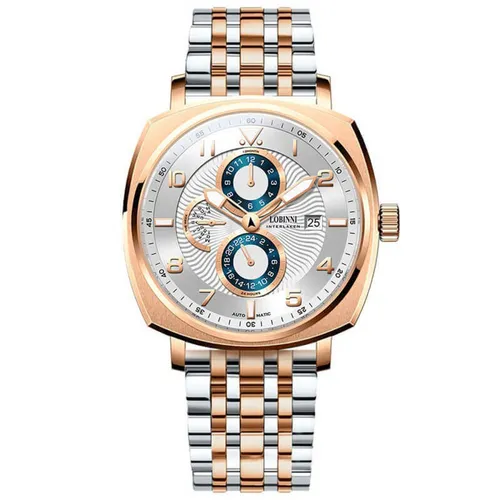 Đồng Hồ Nam Lobinni LB16053G-T1 Màu Bạc - Vàng Hồng
