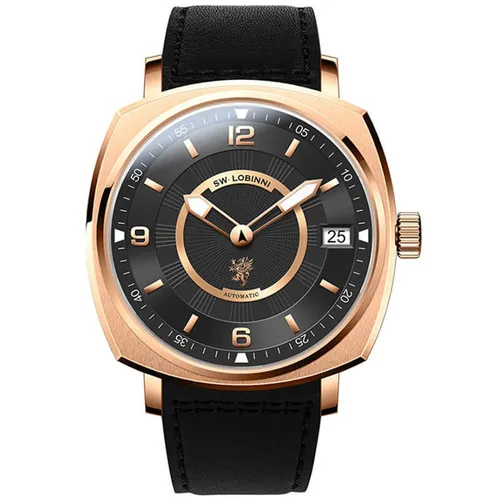 Đồng Hồ Nam Lobinni LB16055G-D2 Màu Đen - Vàng Hồng