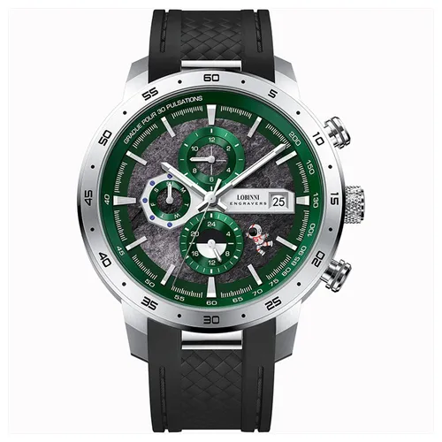 Đồng Hồ Nam Lobinni LB16072G-S2 Màu Xanh Green