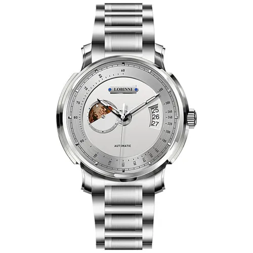 Đồng Hồ Nam Lobinni LB17511G-T1 Màu Bạc