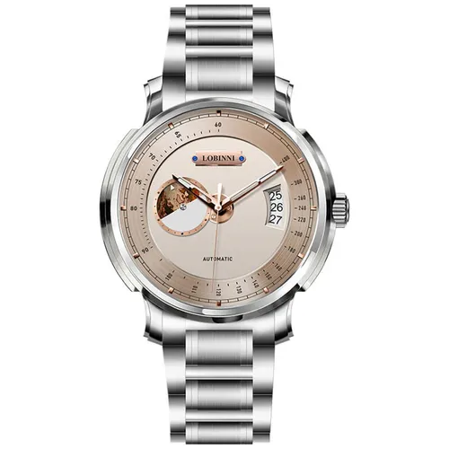 Đồng Hồ Nam Lobinni LB17511G-T4 Màu Bạc