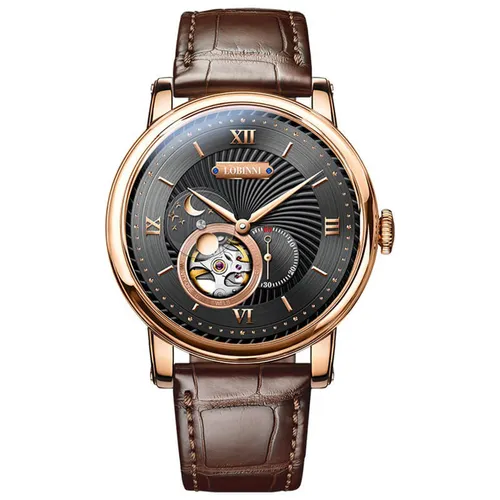 Đồng Hồ Nam Lobinni LB18013G-D2 Màu Nâu Đen