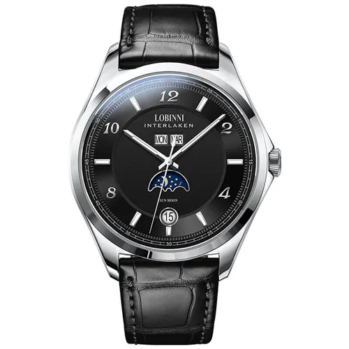 Đồng Hồ Nam Lobinni LB18016G-D4 Màu Đen