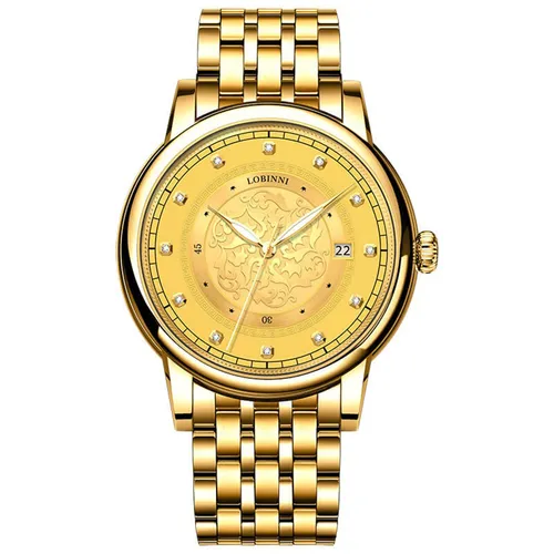 Đồng Hồ Nam Lobinni LB19008G-T2 Màu Vàng