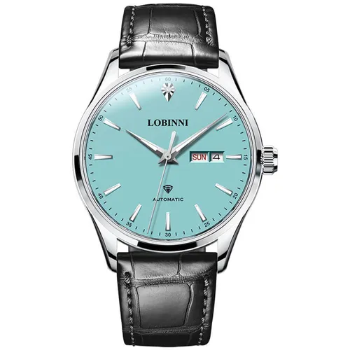 Đồng Hồ Nam Lobinni LB19009G-D2 Màu Xanh Bạc