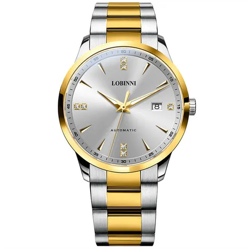 Đồng Hồ Nam Lobinni LB19002G-T1 Màu Bac Vàng