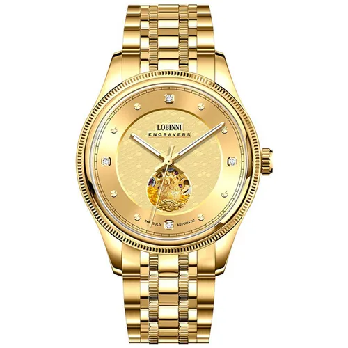 Đồng Hồ Nam Lobinni LB19013G-T2 Màu Vàng