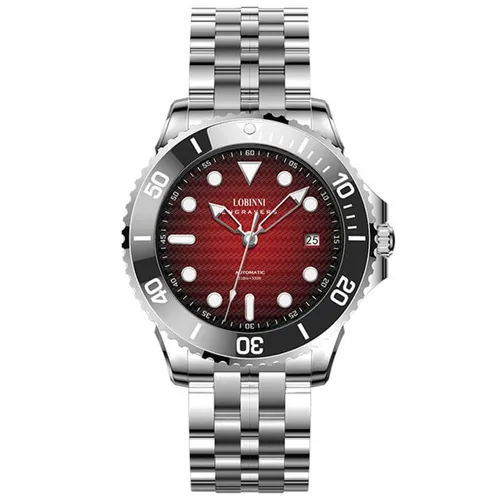 Đồng Hồ Nam Lobinni LB19020G-T2 Màu Đỏ Bạc