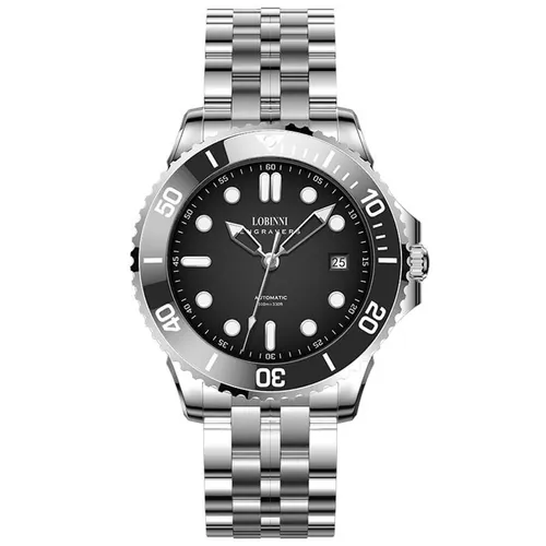 Đồng Hồ Nam Lobinni LB19022G-T1 Màu Đen Bạc