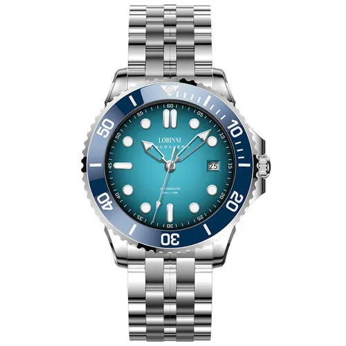 Đồng Hồ Nam Lobinni LB19022G-T3 Màu Xanh Bạc