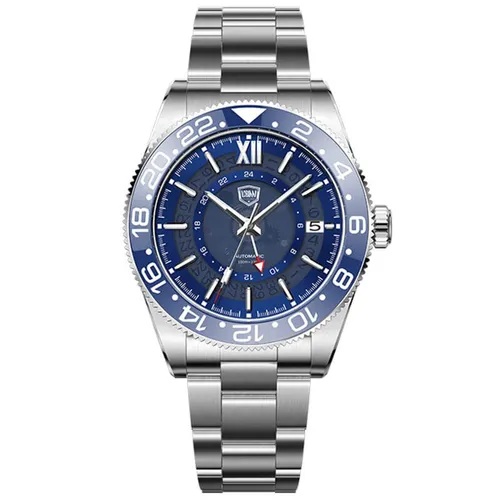 Đồng Hồ Nam Lobinni LB19023G-T2 Màu Xanh Bạc