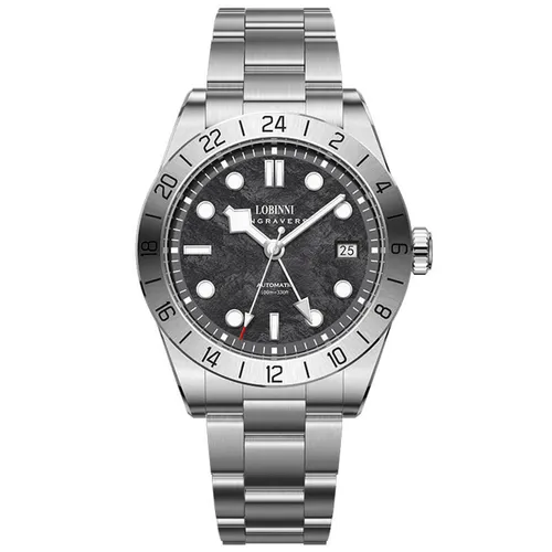 Đồng Hồ Nam Lobinni LB19025G-T1 Màu Đen Bạc