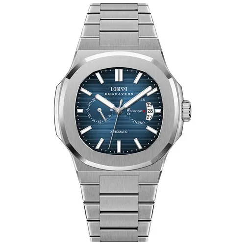 Đồng Hồ Nam Lobinni LB19069G (19069-D1-T4) Màu Xanh Bạc