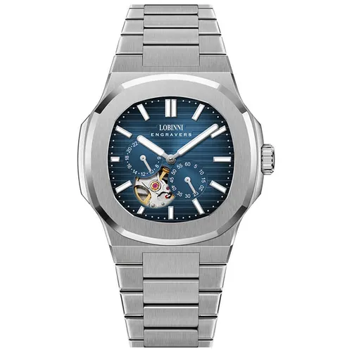 Đồng Hồ Nam Lobinni LB19069G (19069-F1-T4) Màu Xanh Bạc