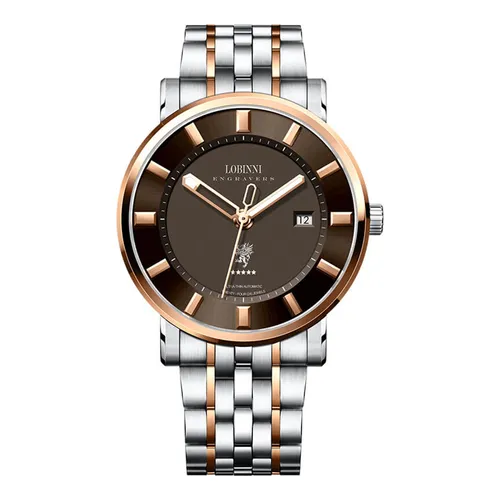 Đồng Hồ Nam Lobinni Watch LB5001G-T3 Màu Demi Mặt Nâu