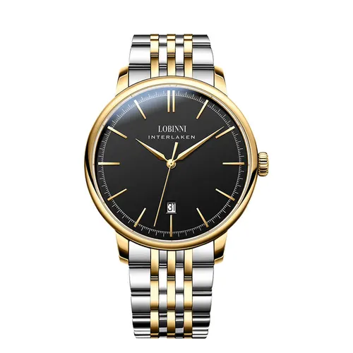 Đồng Hồ Nam Lobinni Watch LB5012G-T2 Màu Demi Mặt Đen