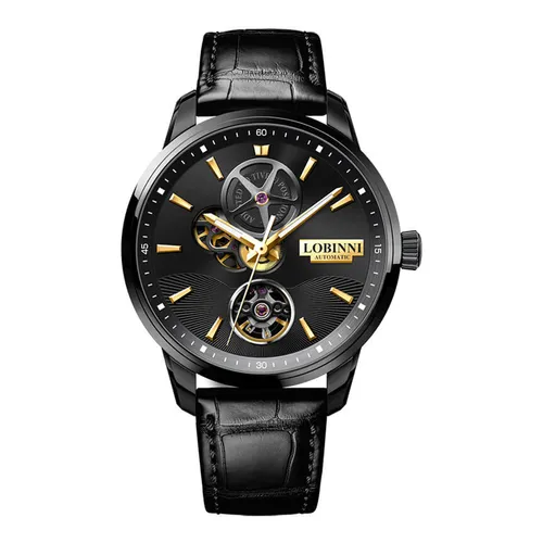 Đồng Hồ Nam Lobinni Watch LB5018G-D1 Màu Đen