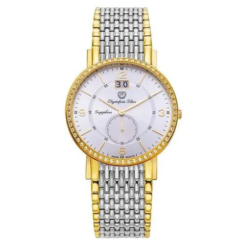 Đồng Hồ Nam Olympia Star OPA58012-04DMSK-T Màu Bạc Vàng