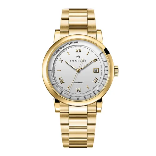 Đồng Hồ Nam Poniger Automatic P305G-T1 Màu Vàng