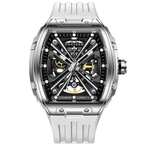 Đồng Hồ Nam Poniger P617G-S1 Automatic Màu Xám Đen