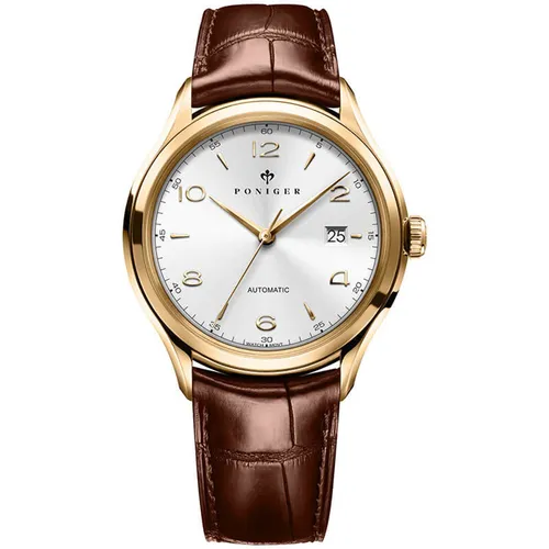 Đồng Hồ Nam Poniger P713G-D1 Automatic Màu Nâu