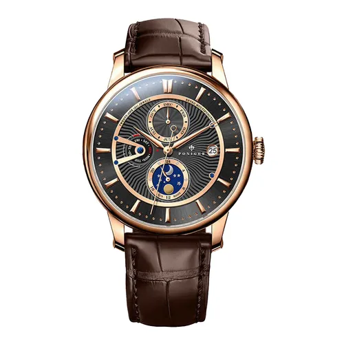 Đồng Hồ Nam Poniger P813G-D2 Automatic Màu Nâu Đen