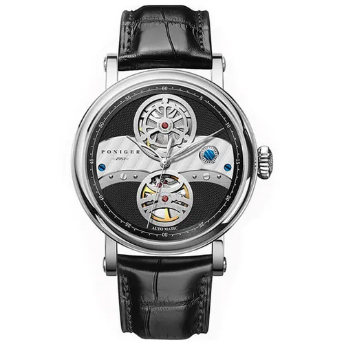 Đồng Hồ Nam Poniger P817G-D4 Automatic Màu Đen