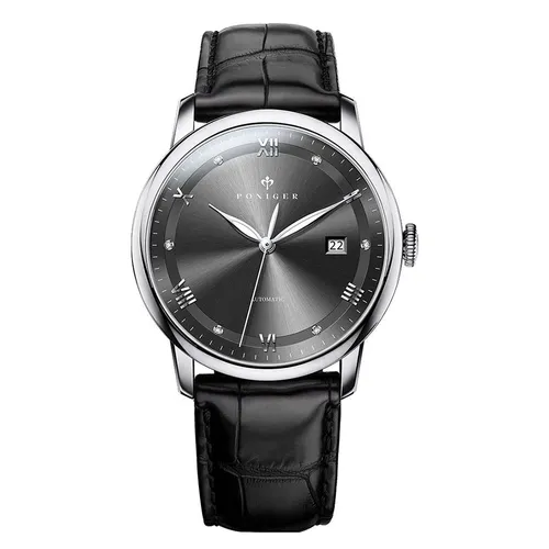Đồng Hồ Nam Poniger P917G-D5 Màu Đen