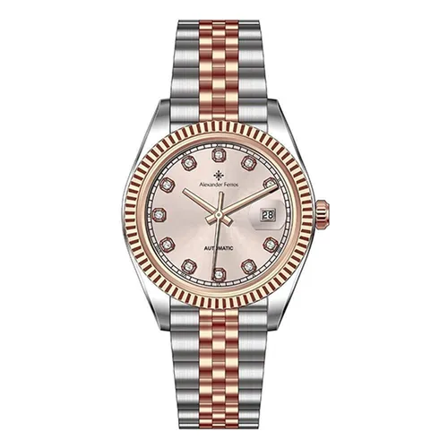 Đồng Hồ Nữ Alexander Ferros 8132D/15 Màu Vàng Hồng