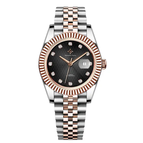 Đồng Hồ Nữ Alexander Ferros Automatic 8192D-01 31mm Màu Bạc Vàng