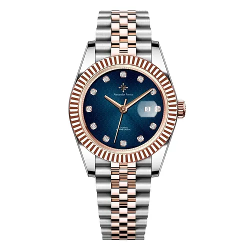 Đồng Hồ Nữ Alexander Ferros Automatic 8192D-05 31mm Màu Bạc Xanh