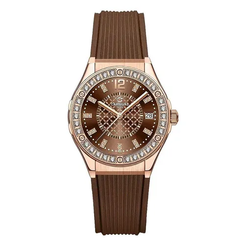 Đồng Hồ Nữ Carnival 8173L2-VH-DCS-N Màu Nâu