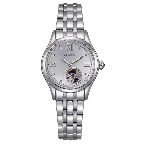 Đồng Hồ Nữ Citizen Automatic PR1040-88A Màu Bạc