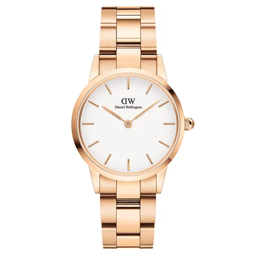 Đồng Hồ Nam Daniel Wellington Iconic Link 32mm DW00100211 Trắng Màu Trắng/ Vàng Hồng
