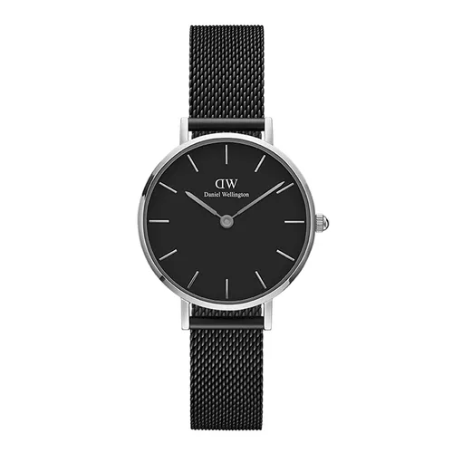 Đồng Hồ Nữ Daniel Wellington Petite Ashfield Silver DW00100246 Màu Đen 28mm
