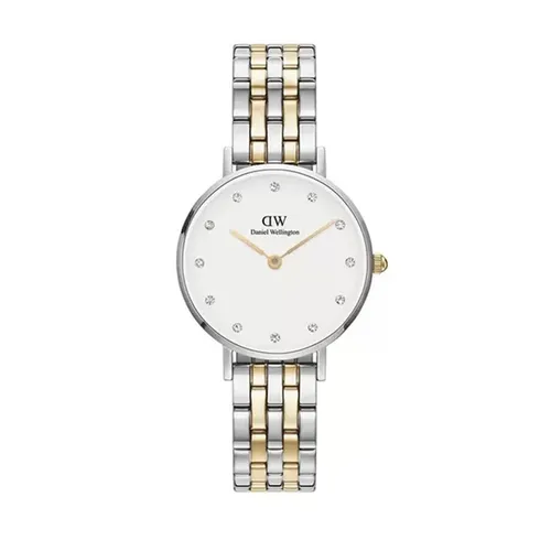 Đồng Hồ Nữ Daniel Wellington Petite Lumine 5-Link Two-Tone DW00100616 Màu Bạc Vàng
