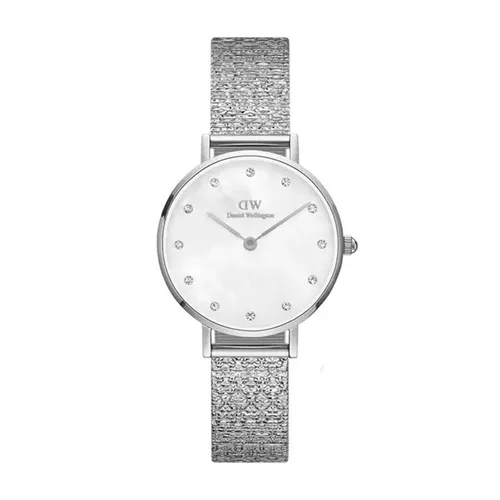 Đồng Hồ Nữ Daniel Wellington Petite Lumine Pressed Piano DW00100592 Màu Bạc