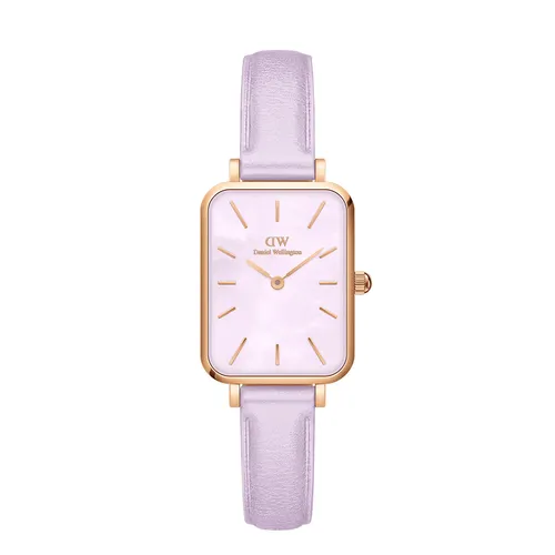 Đồng Hồ Nữ Daniel Wellington Quadro Lavender MOP Rose Gold DW00100637 Màu Tím