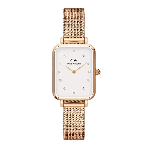 Đồng Hồ Nữ Daniel Wellington Quadro Lumine Pressed Melrose Màu Vàng Hồng