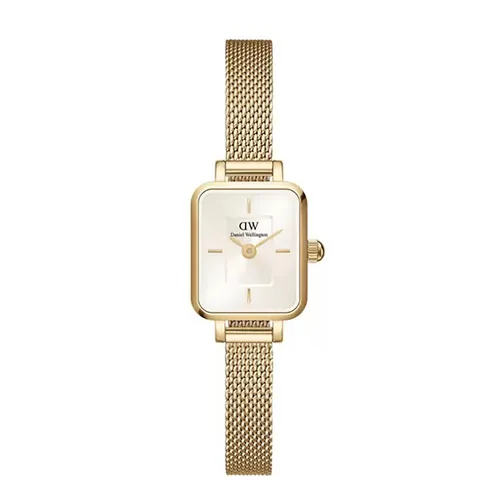 Đồng Hồ Nữ Daniel Wellington Quadro Mini Evergold Champagne DW00100656 Màu Vàng