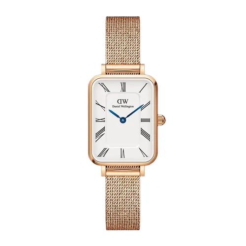Đồng Hồ Nữ Daniel Wellington Quadro Roman Numerals Melrose Màu Vàng Hồng