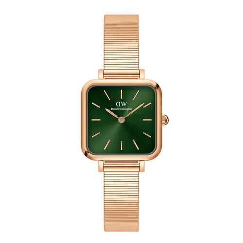 Đồng Hồ Nữ Daniel Wellington Quadro Studio Emerald Rose Gold DW00100519 Màu Vàng Hồng