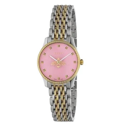 Đồng Hồ Nữ Gucci Ladies G-Timeless Watch YA1265030 Màu Hồng Bạc