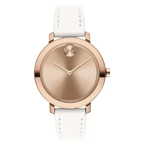 Đồng Hồ Nữ Movado Bold Evolution 3600891 34mm Màu Trắng/ Vàng Hồng