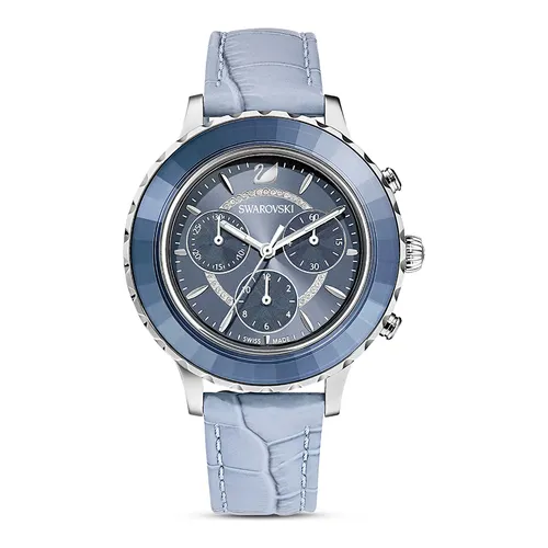 Đồng Hồ Nữ Swarovski Octea Lux Chrono Watch 5580600 Màu Xanh