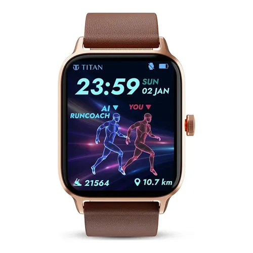 Đồng Hồ Thông Minh Titan Traveller With Amoled Display Màu Vàng Hồng