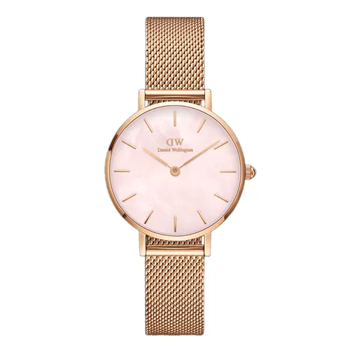 Đồng Hồ Unisex Daniel Wellington Petite Melrose Pearl Màu Vàng Hồng