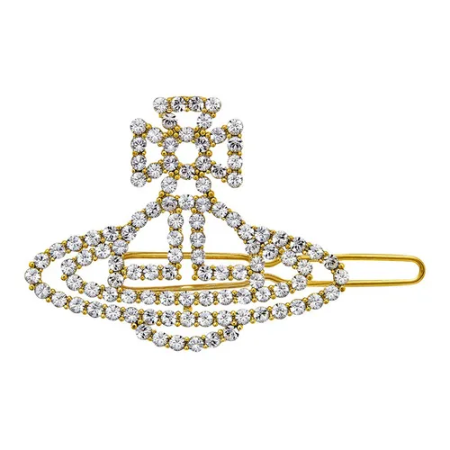 Kẹp Tóc Nữ Vivienne Westwood Annalisa Hair Clip Màu Vàng Gold