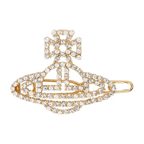 Kẹp Tóc Nữ Vivienne Westwood Gold Annalisa Hair Clip Màu Vàng Gold